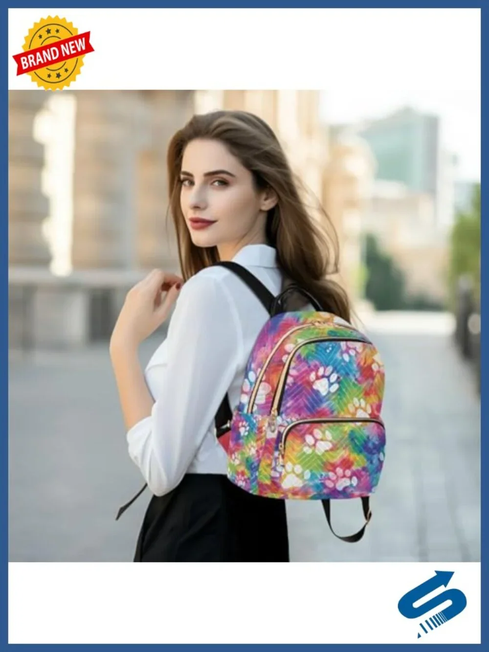Small Lightweight Nylon Backpack Purse Daypack Shoulder Bag Travel